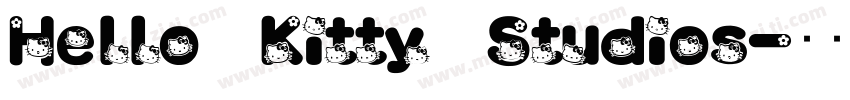 Hello Kitty Studios字体转换